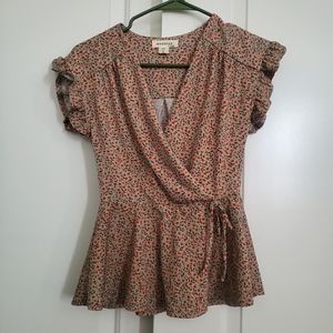 Monteau Floral Print Blouse